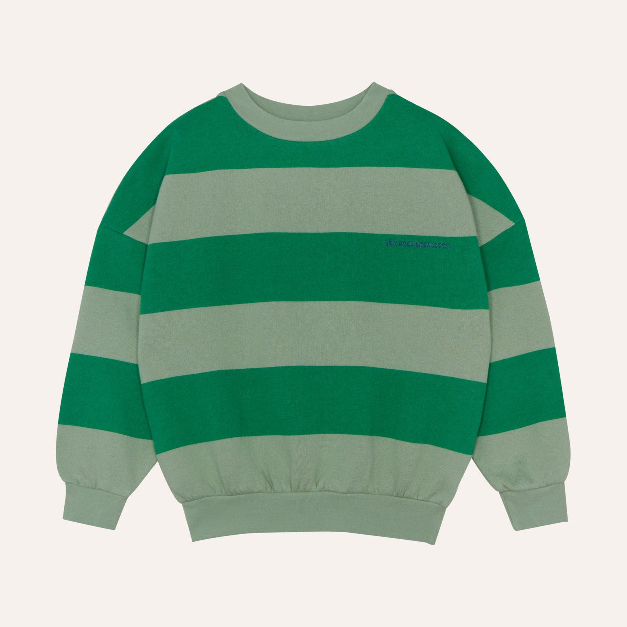Green Stripes Sweatshirt