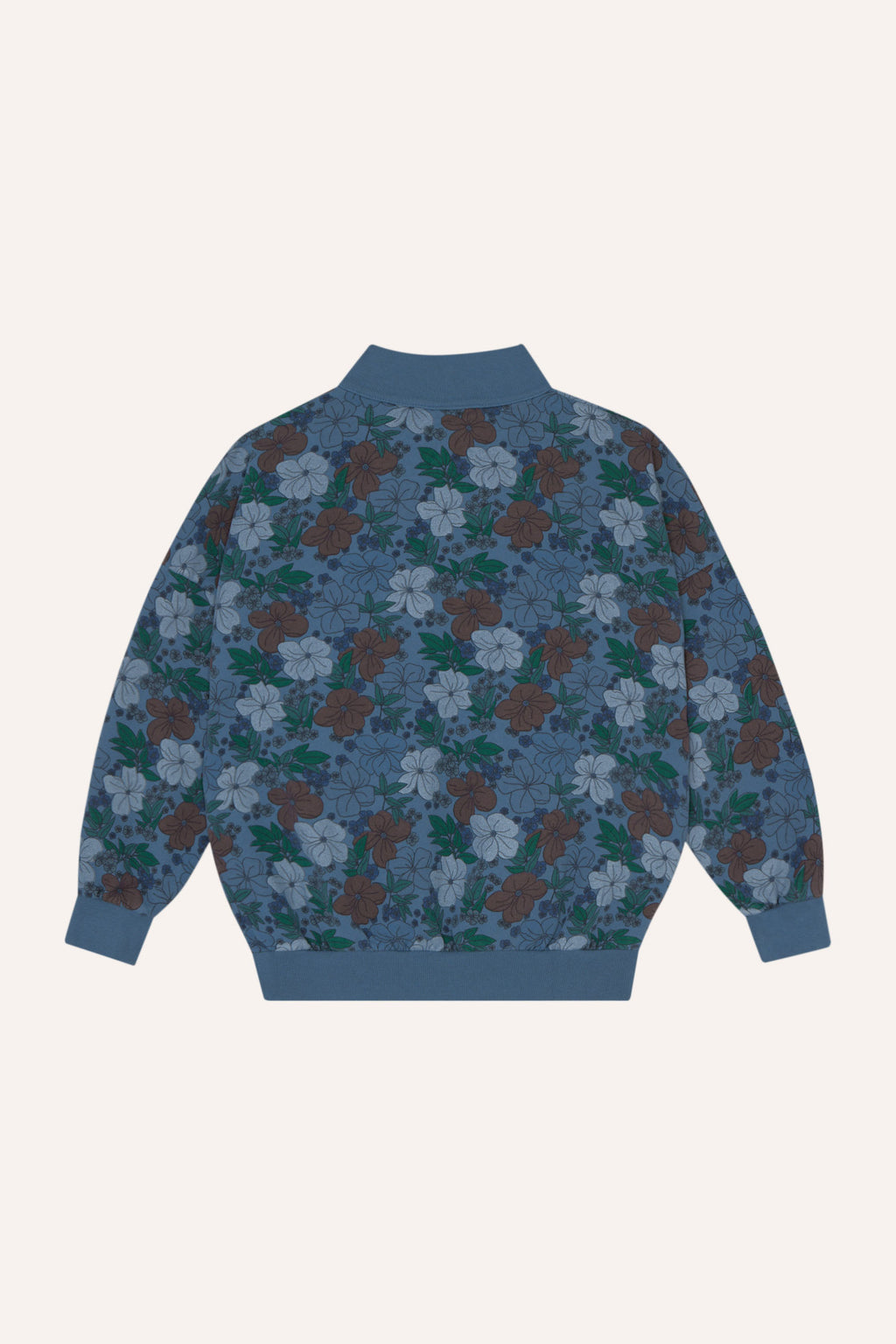 sweat à fermeture demi-zip