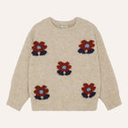 Ecru Floral Sweater