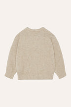 Ecru Floral Sweater