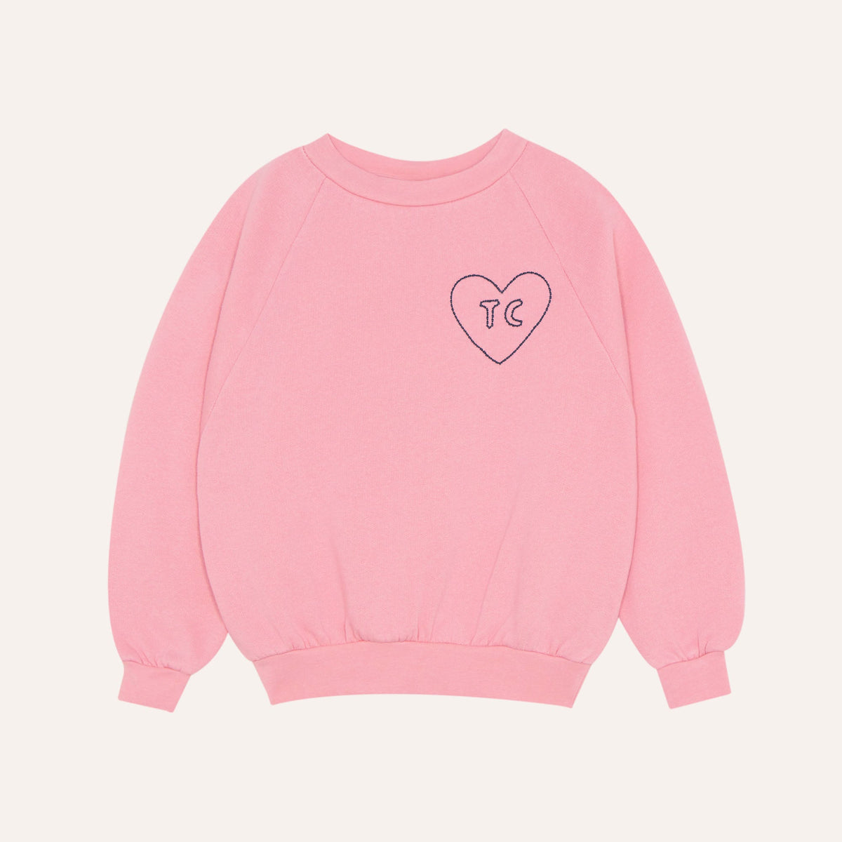 Sweatshirt Rose Cœur