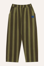 Pantalon Vert Rayé