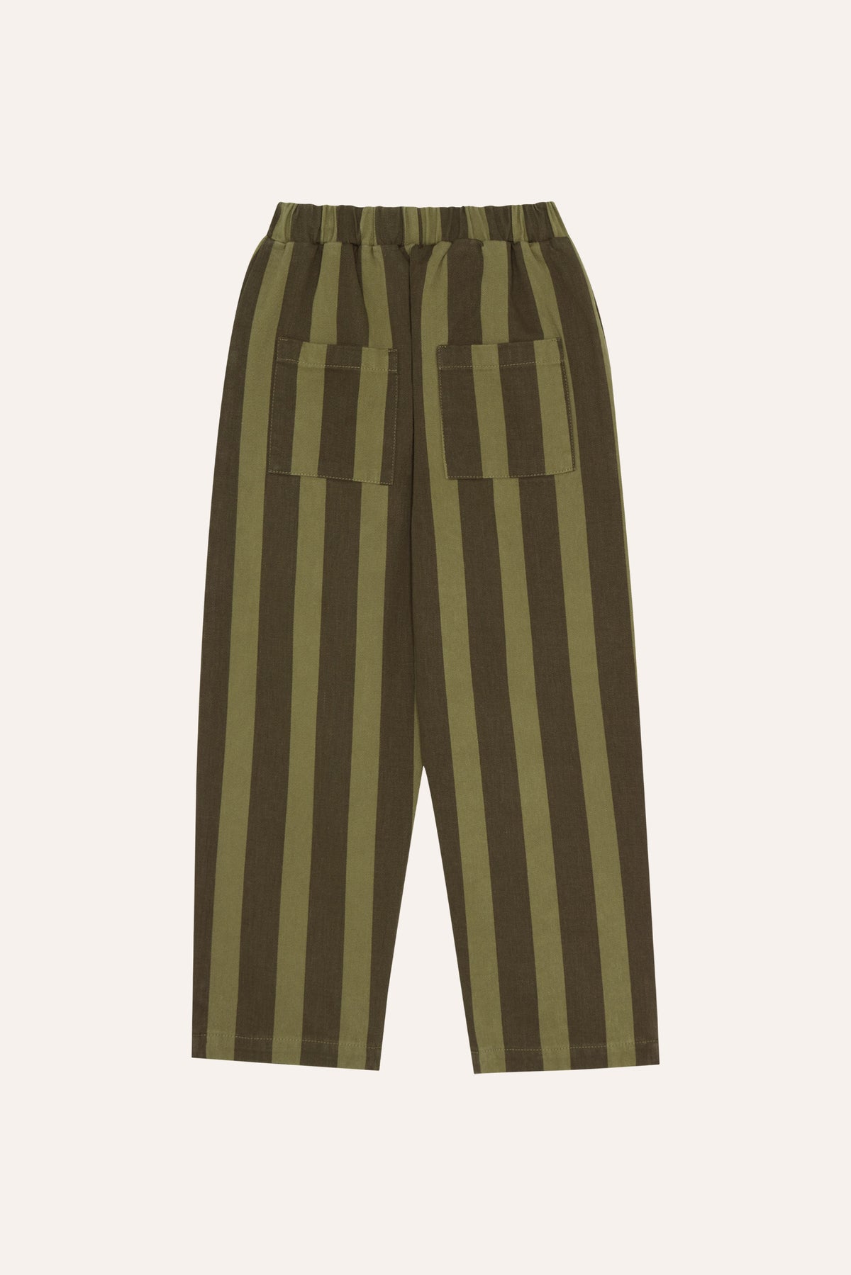 Green Striped Trousers