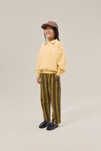 Pantalon Vert Rayé