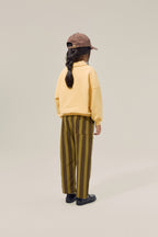 Pantalon Vert Rayé