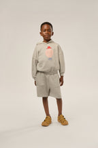 Gray fleece shorts
