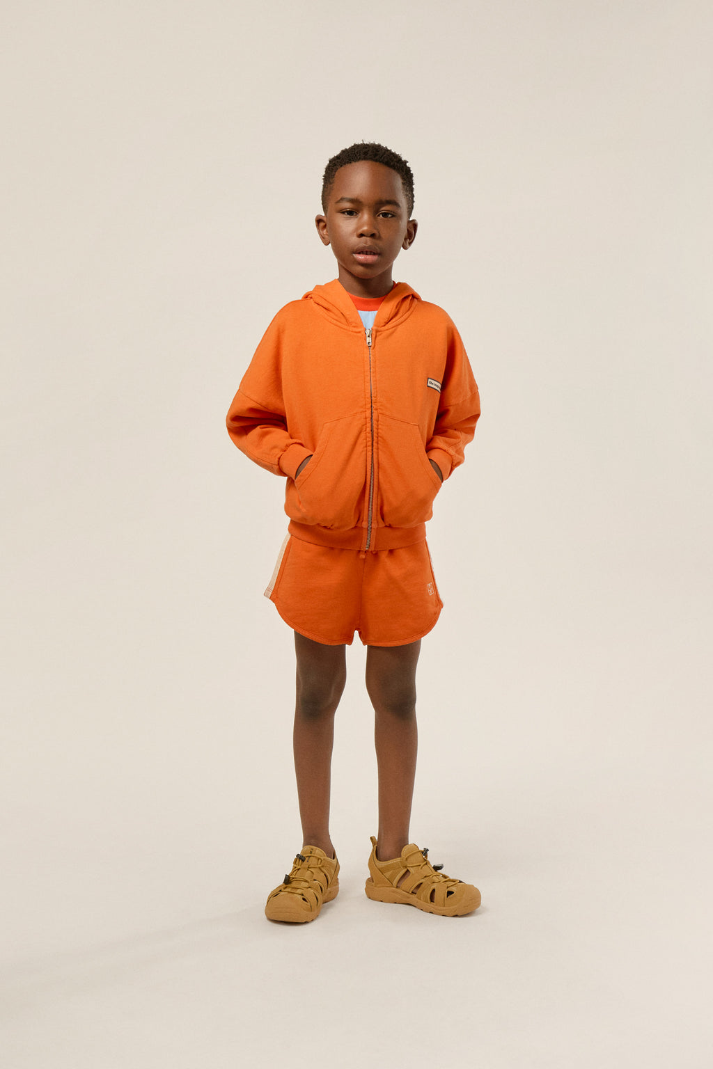 Orange children's hood
