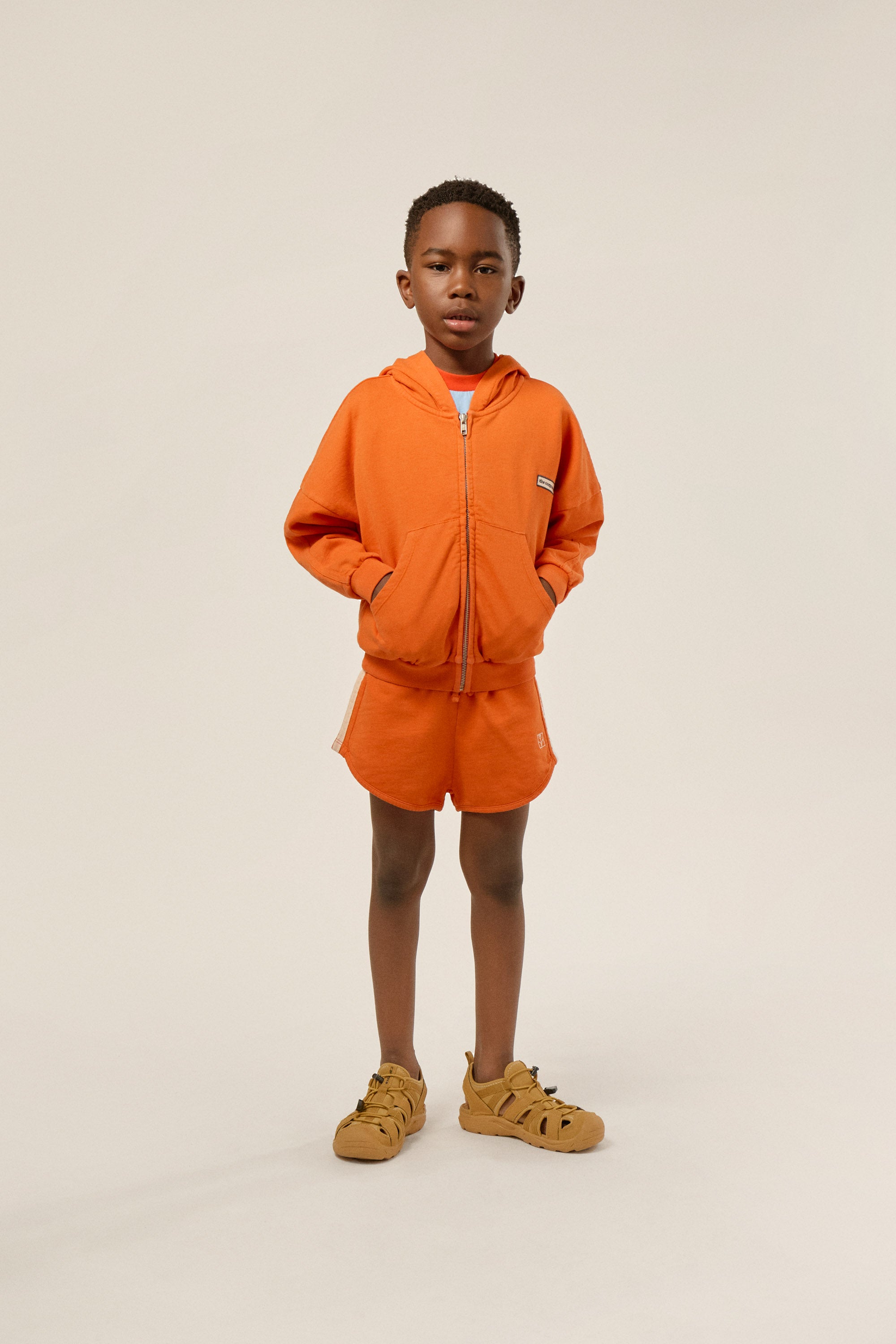 Orange children's hood