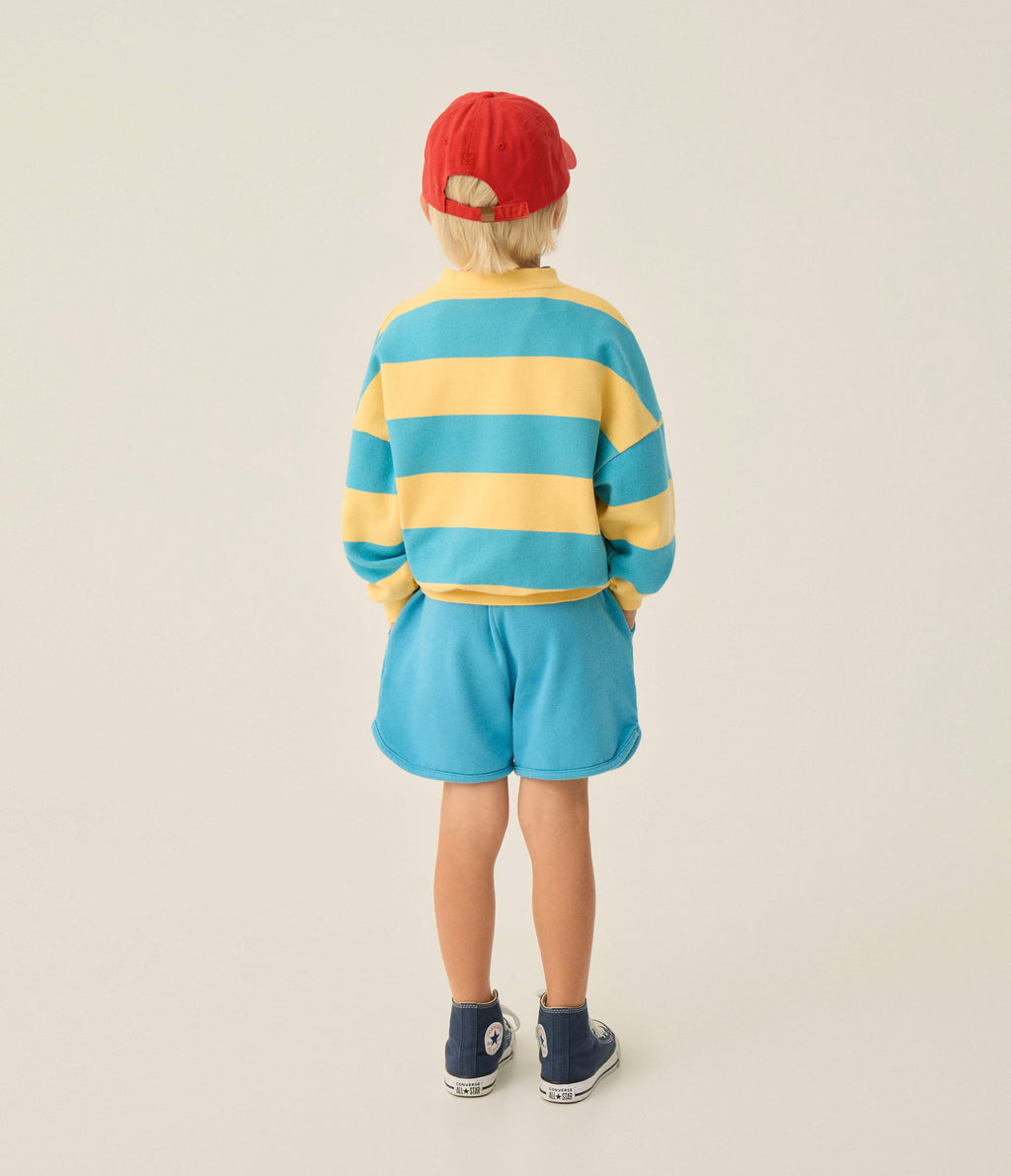 Sweat à Rayures Bleues