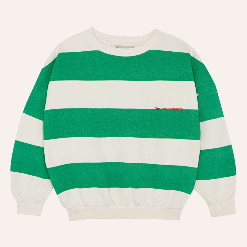 Sweat à Rayures Vertes