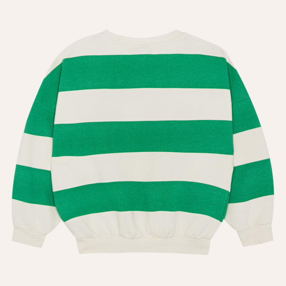 Sweat à Rayures Vertes