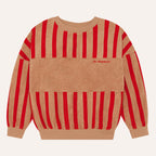 Red Stripes Sweatshirt