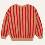 Red Stripes Sweatshirt