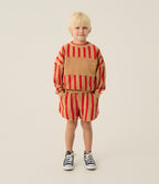 Red Stripes Sweatshirt