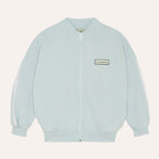 Sweat Zippé Bleu Délavé