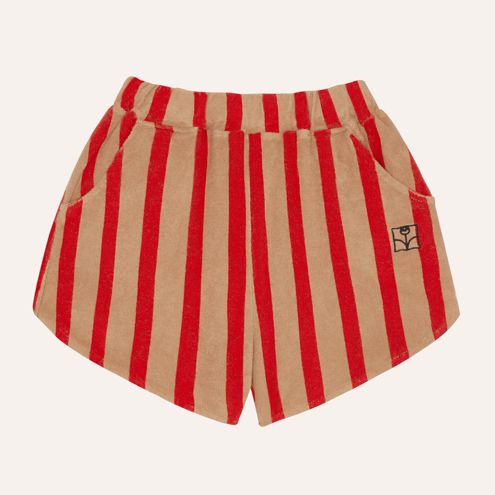 Red Striped Shorts