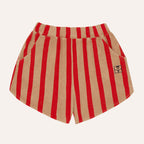 Red Striped Shorts