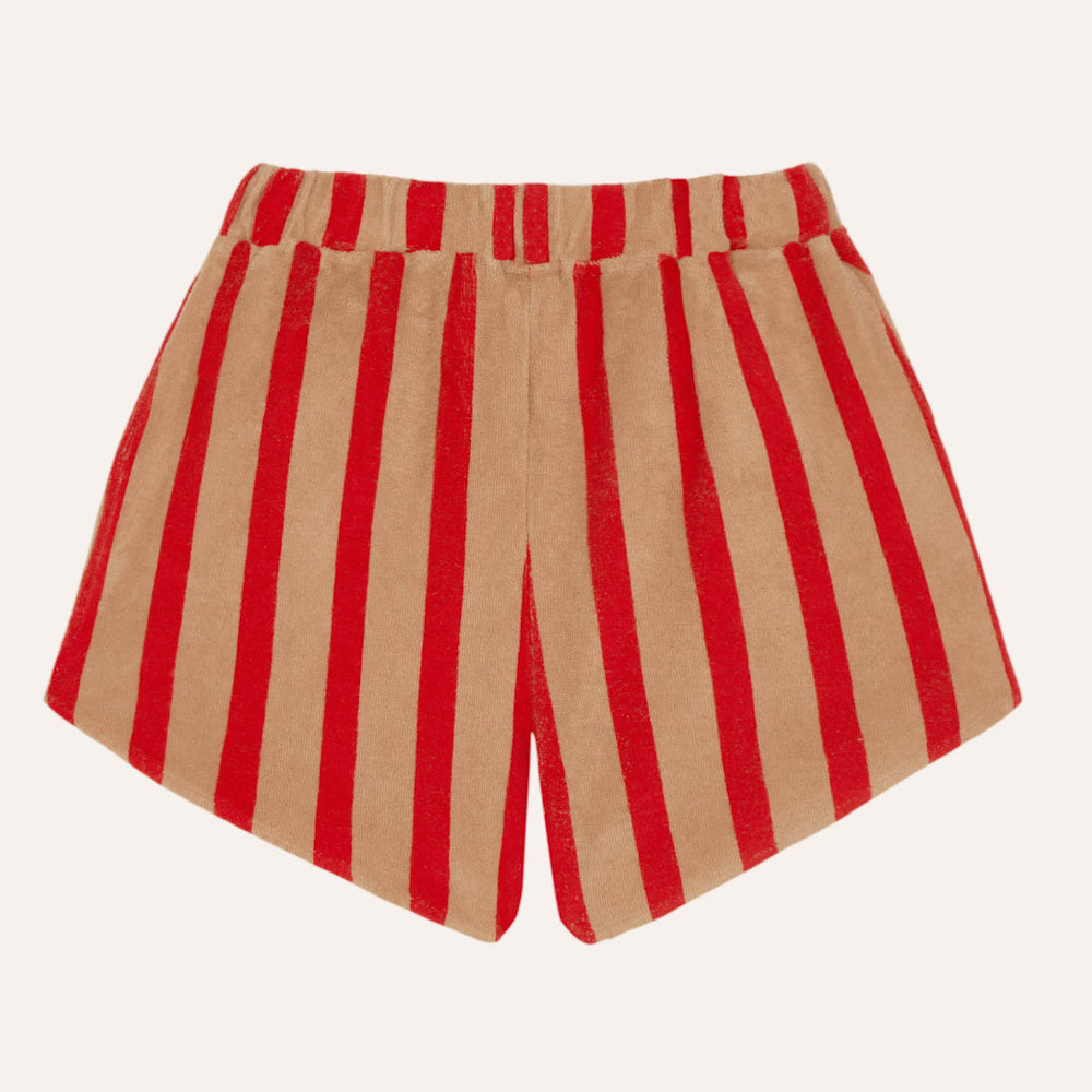 Red Striped Shorts