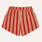Red Striped Shorts