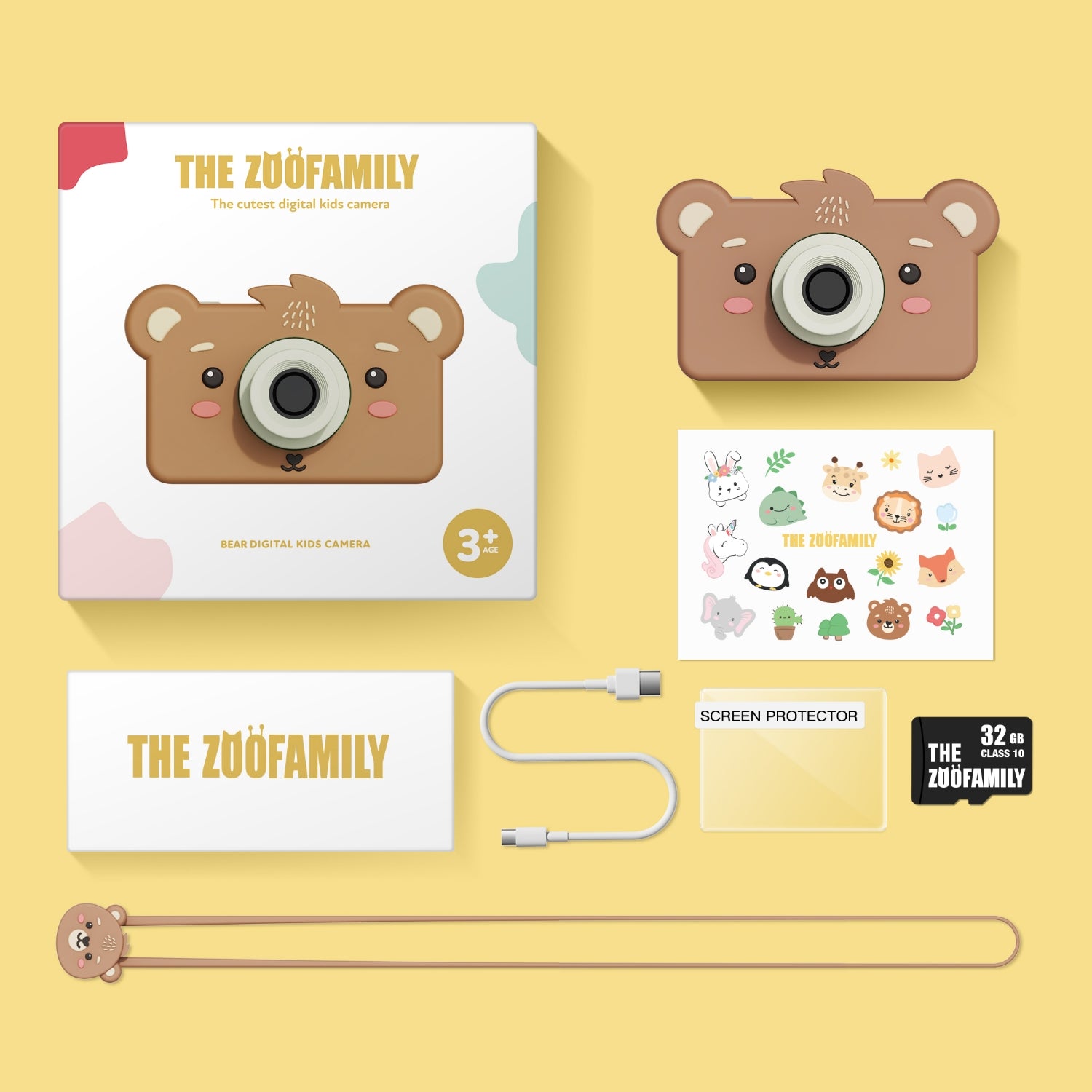 Camera Zoo Friends Bear 