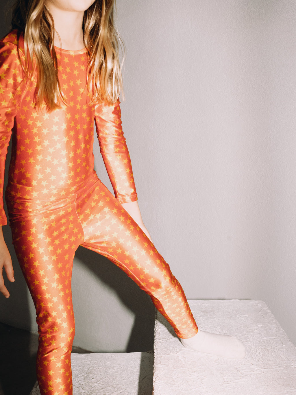 Red stars leggings