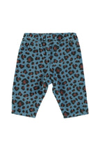 Pantalon unisexe bébé bleu léopard