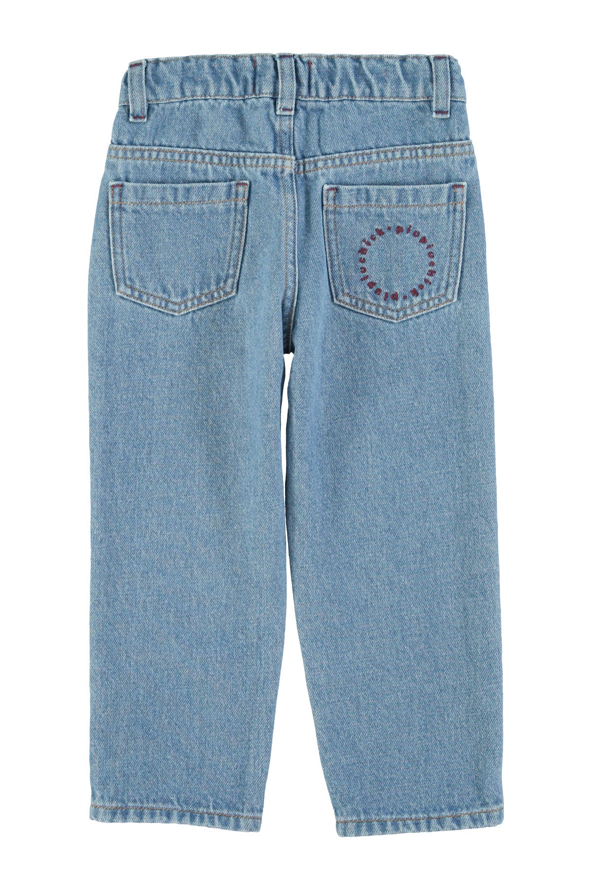 Unisex blue denim jeans 