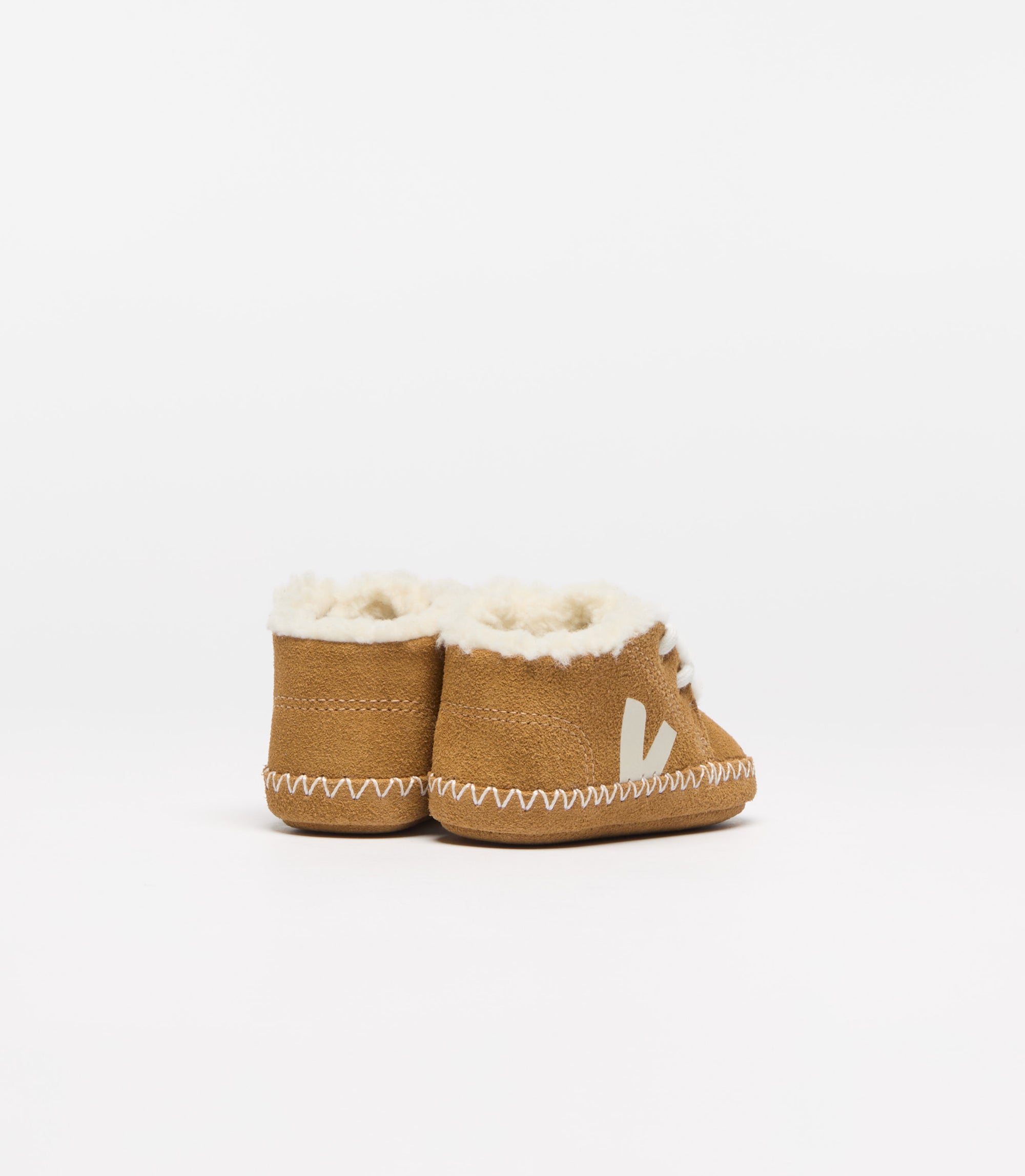VEJA baby sneakers Winter Linking ZZ Suede - Camel/Pierre
