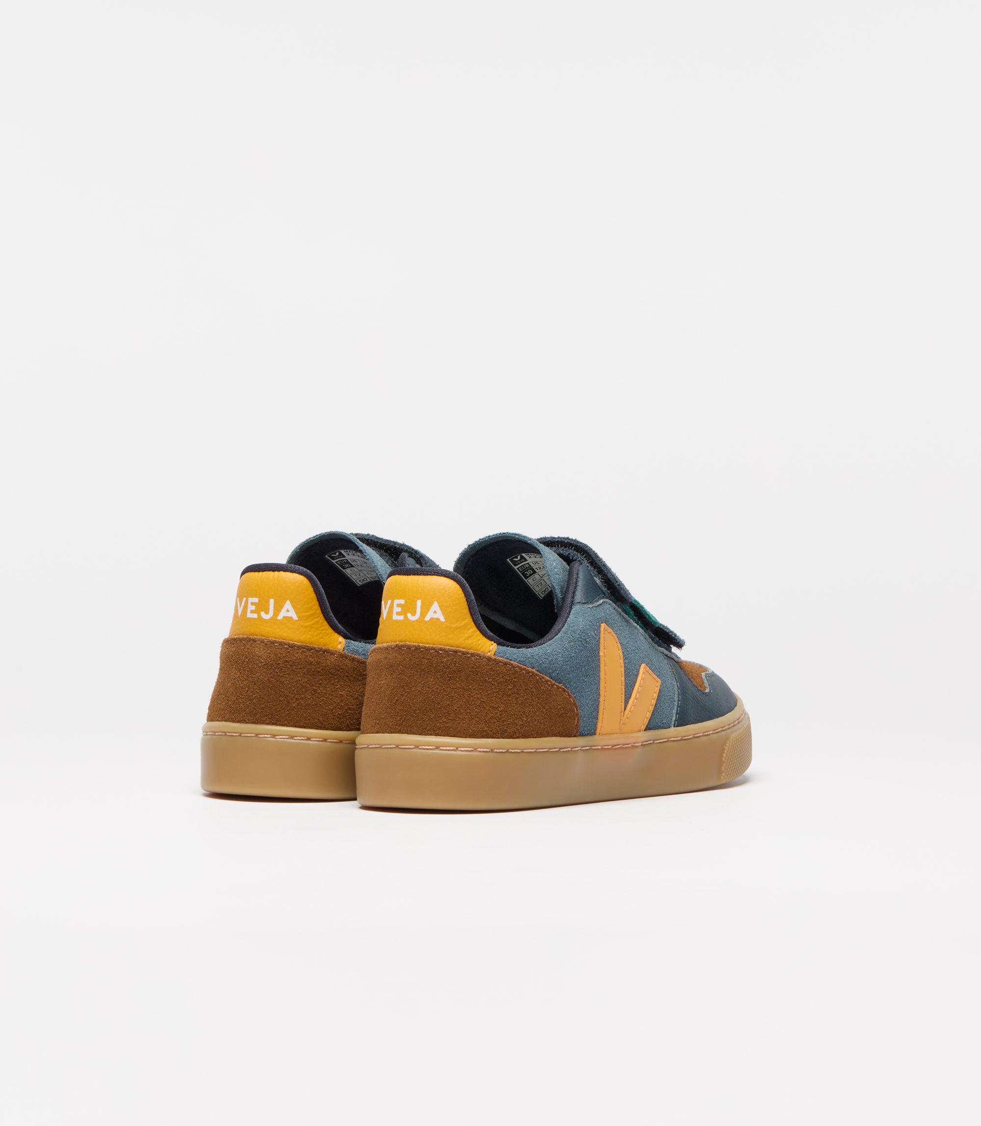 Sneakers Veja Small V-10 Suede-Calif/Ouro/Natural