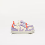 Sneakes Veja Small V-10 Leather-Cashew/Multi-Ochid