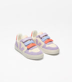 Sneakes Veja Small V-10 Leather-Cashew/Multi-Ochid