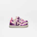 V-10 Multico Petale white scratch sneakers 