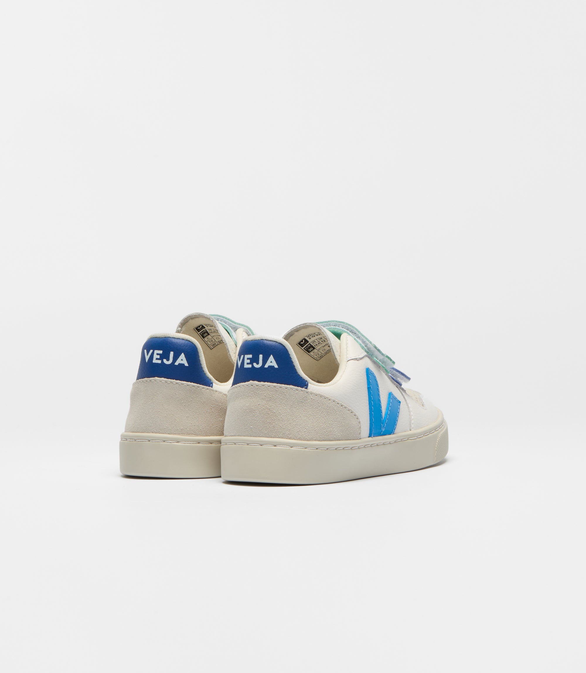 Baskets Veja Small V-10 Leather White Egee
