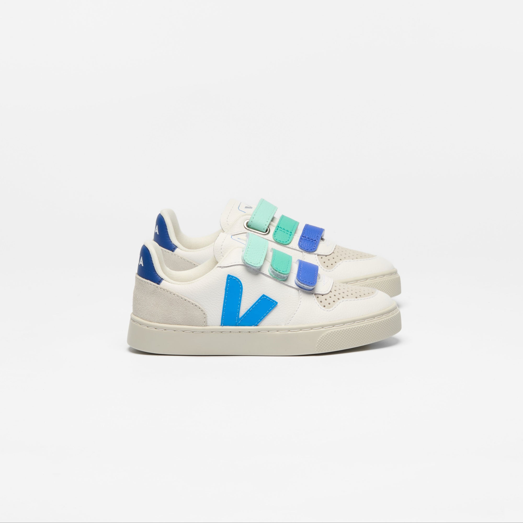 Baskets Veja Small V-10 Leather White Egee