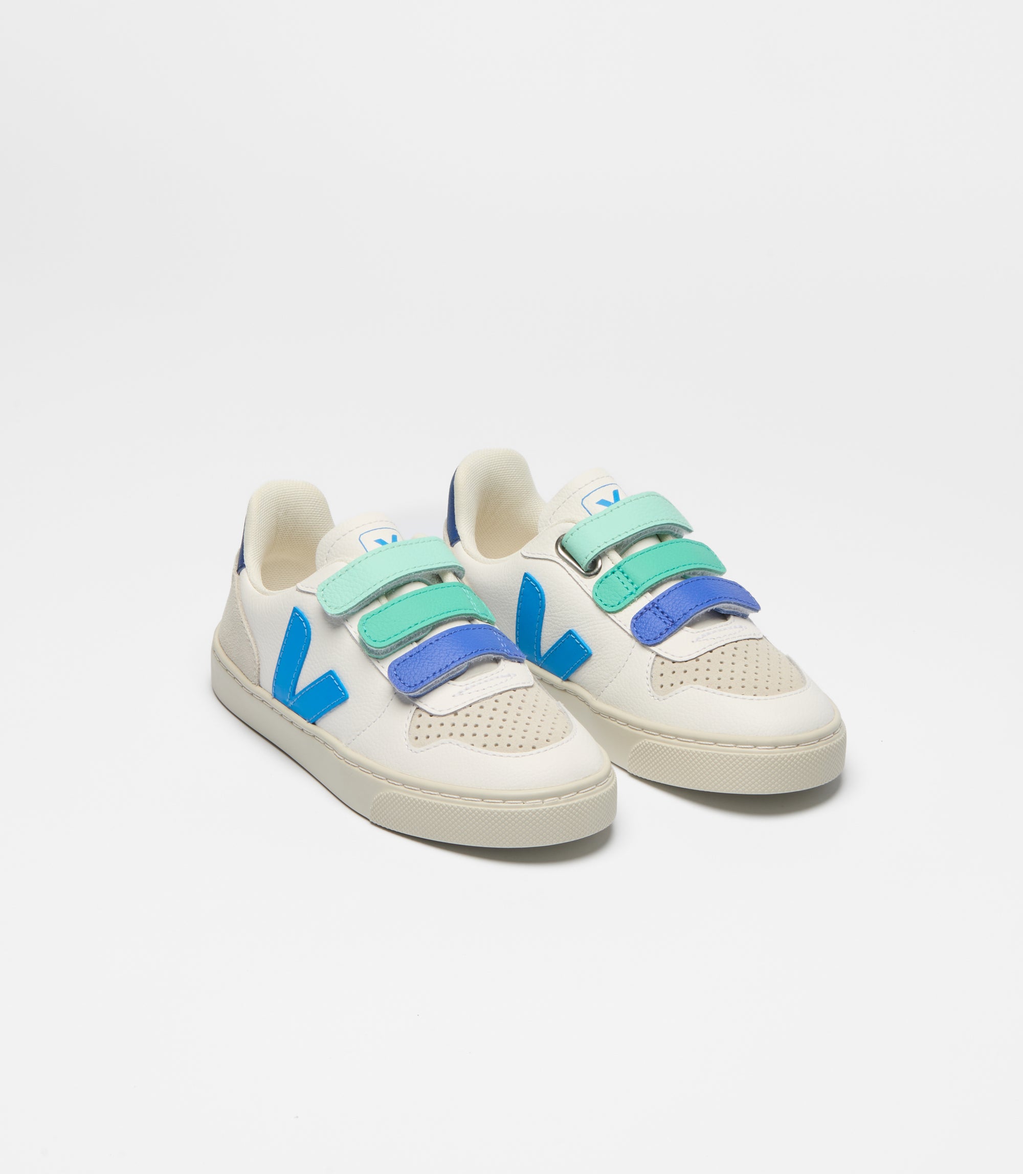Baskets Veja Small V-10 Leather White Egee