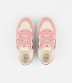 Baskets Veja SMALL V-10 LEATHER PURE MARSALA MARY