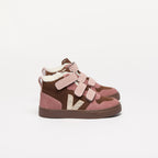 Sneakers Veja Small V -10 Mid W Suede - Walnut/Platinum/Bark