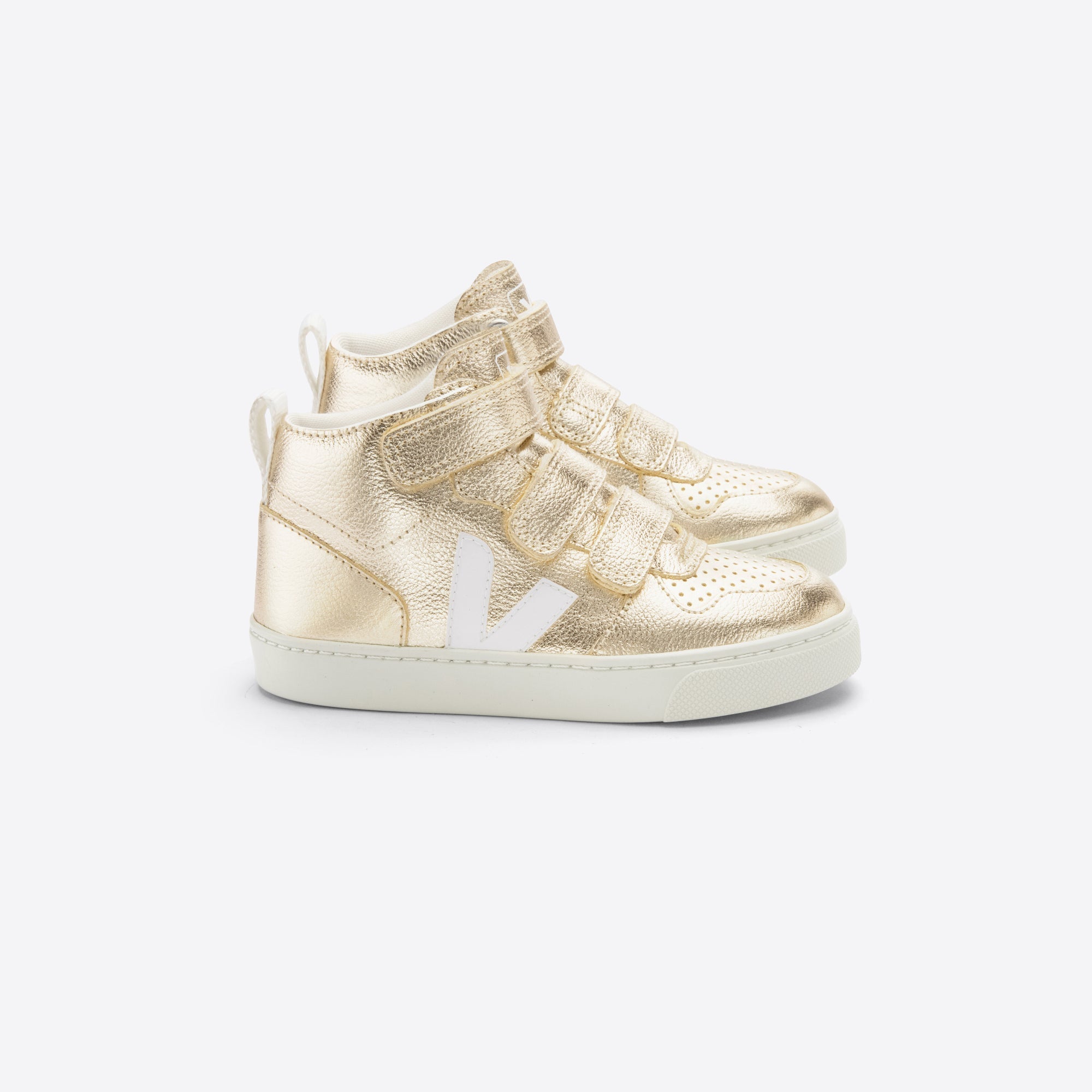 Baskets enfant Baskets scratch V-10 MID WINTER Platine White VEJA 