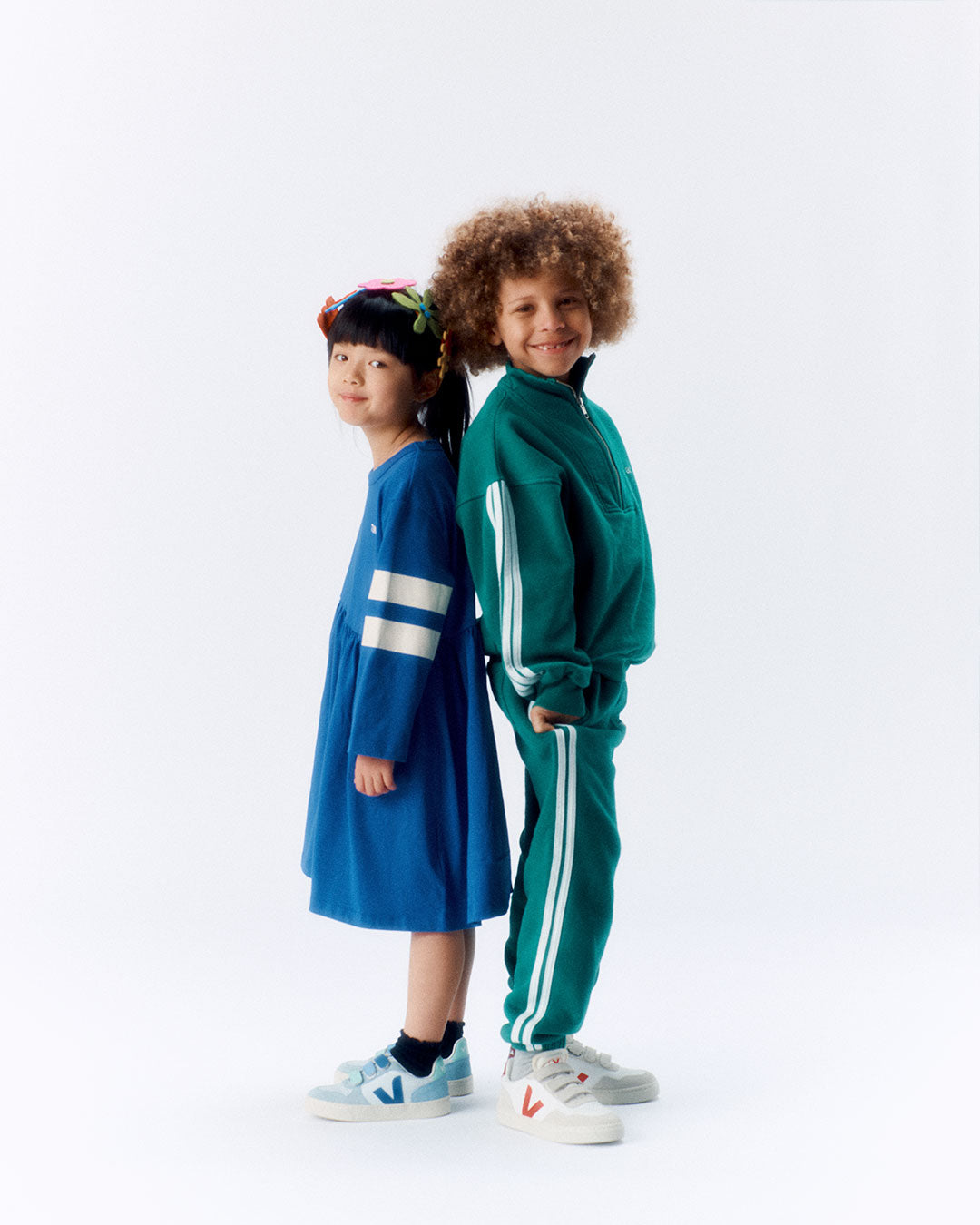 V-10 Ice Multico Indigo Velcro Sneakers