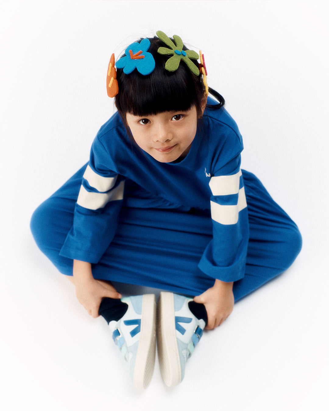 V-10 Ice Multico Indigo Velcro Sneakers