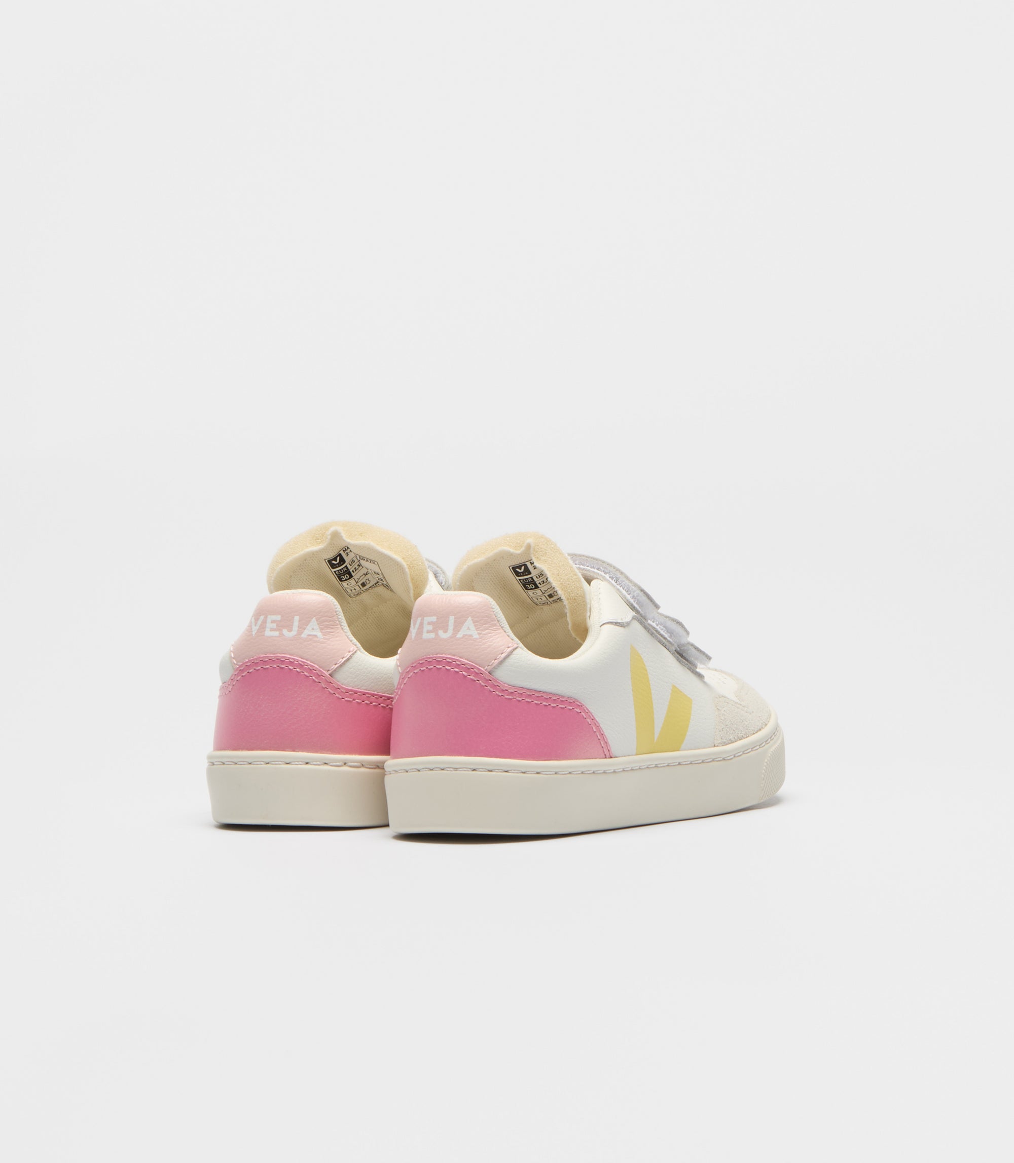 Veja Small V-90 OT Extra-White Aurora Glimmer Sneakers