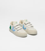 Baskets Veja Small V-90 O.T. White Aqua Emeraude