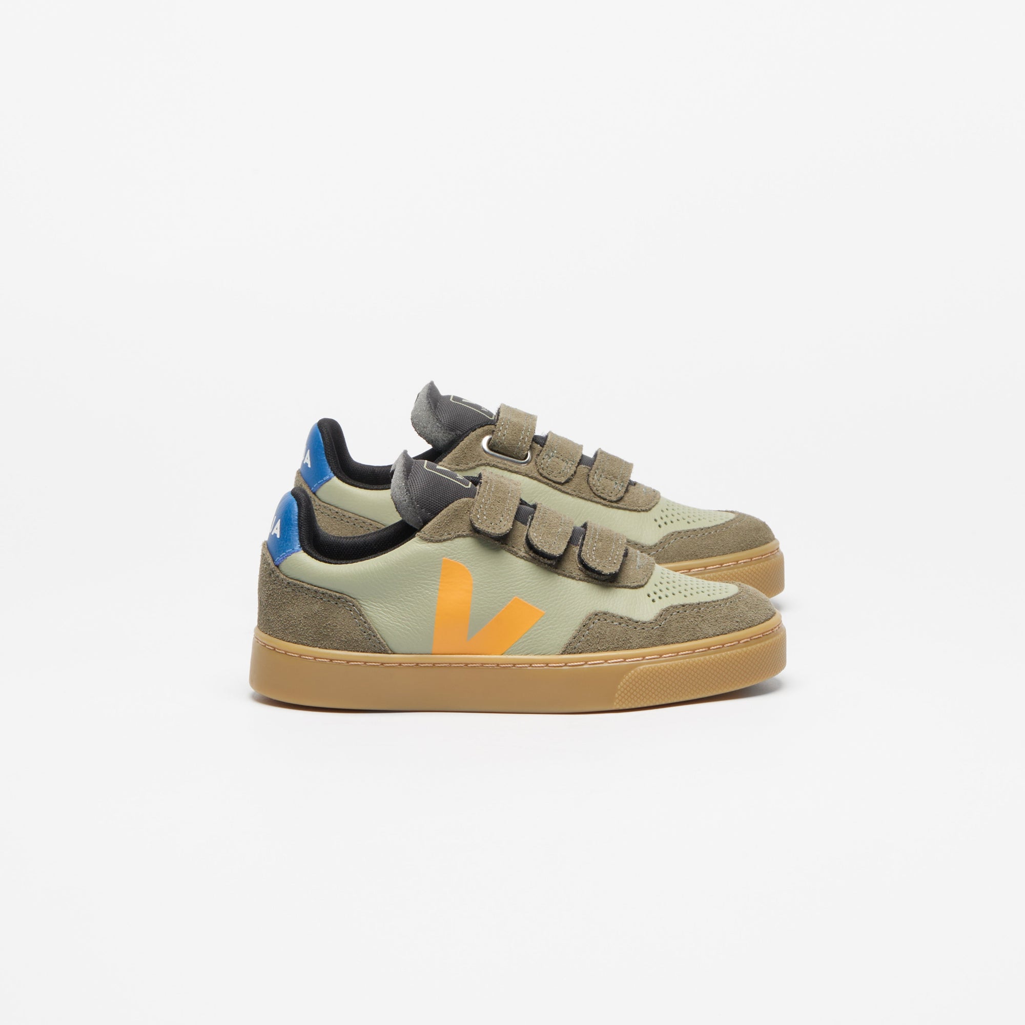 Baskets SMALL V-90 O.T. LEATHER CLAY MANGO KAKI