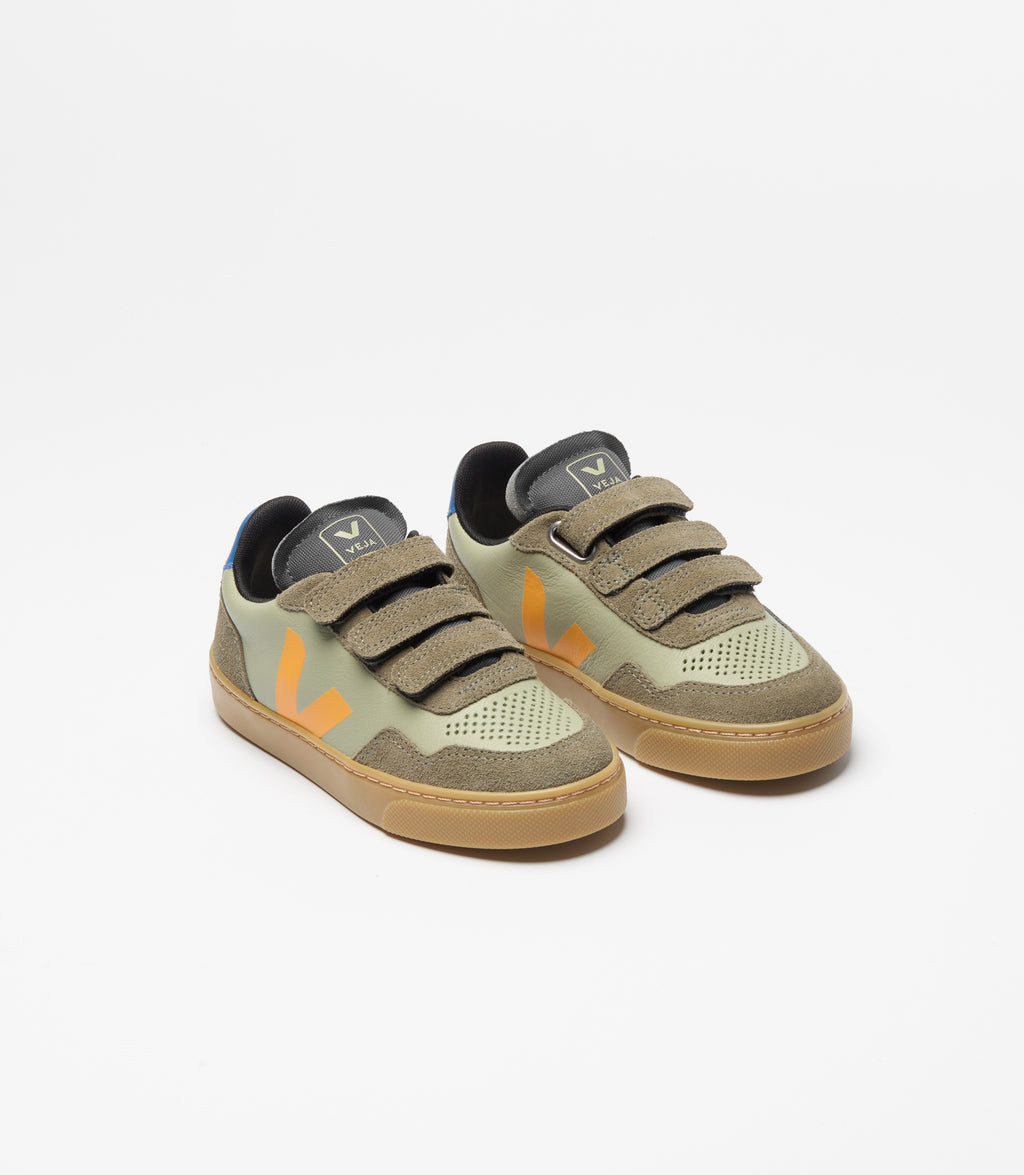 Baskets SMALL V-90 O.T. LEATHER CLAY MANGO KAKI
