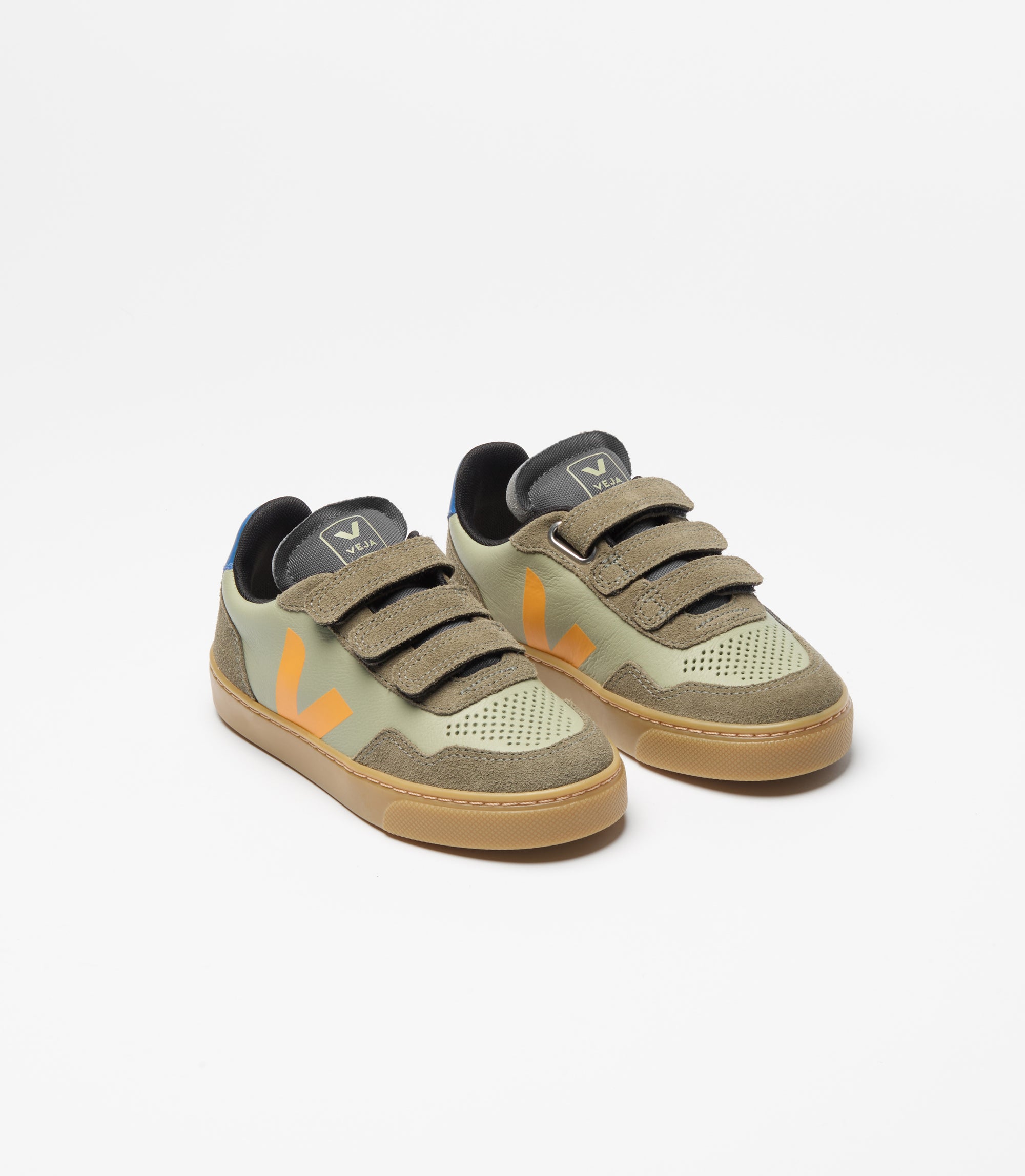 Baskets SMALL V-90 O.T. LEATHER CLAY MANGO KAKI