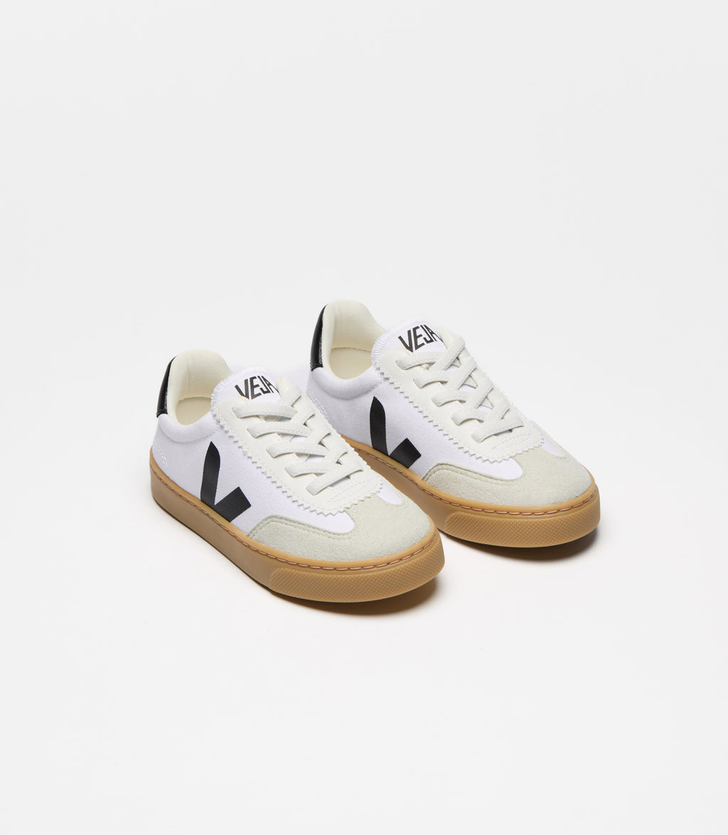 V-10 Multico Petale white scratch sneakers