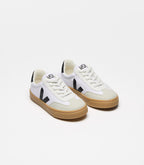 V-10 Multico Petale white scratch sneakers