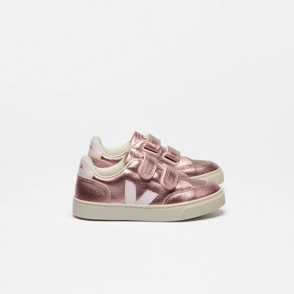 Scratch sneakers v-12 chromefree leather nacre lassi