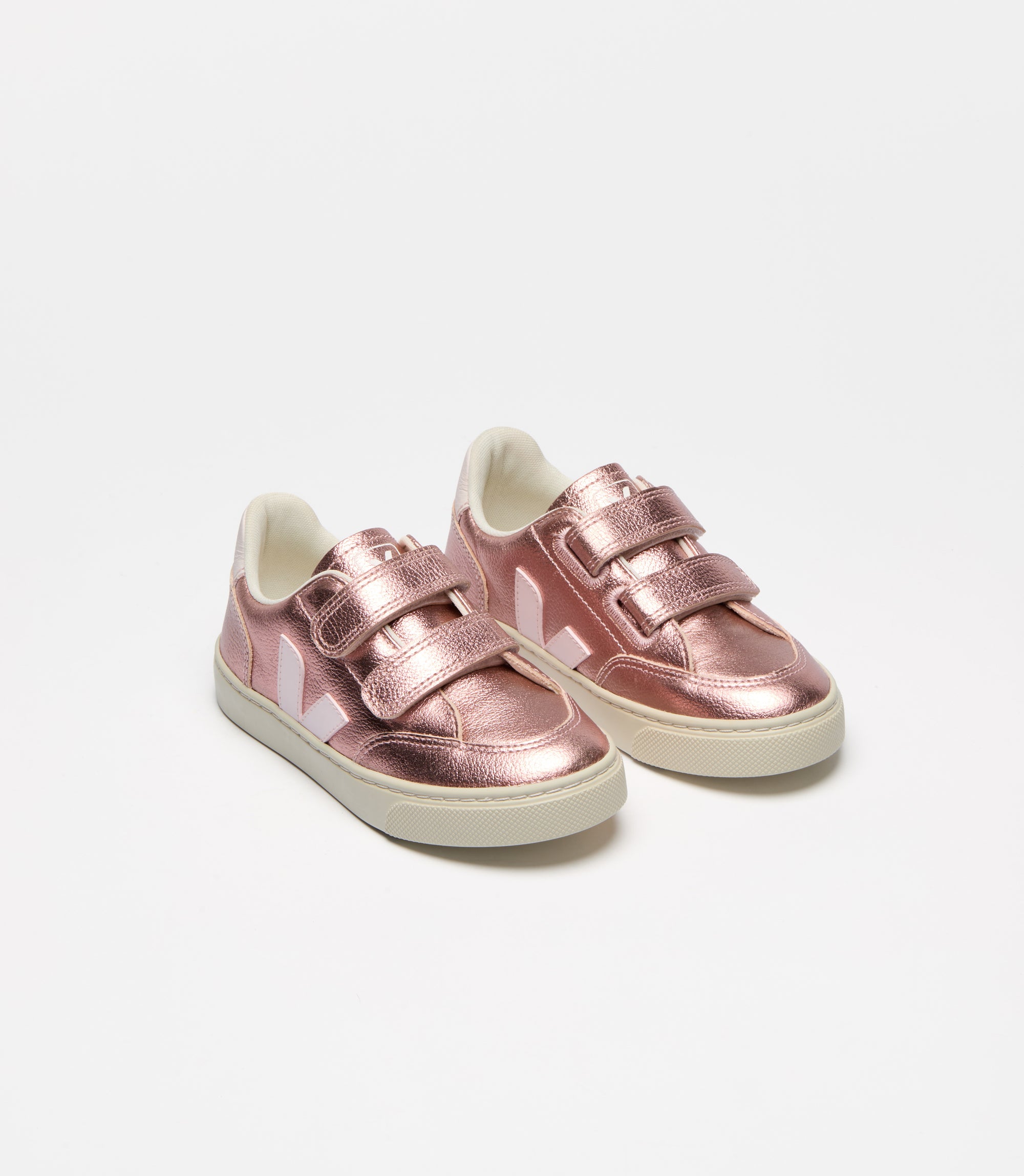 Scratch sneakers v-12 chromefree leather nacre lassi