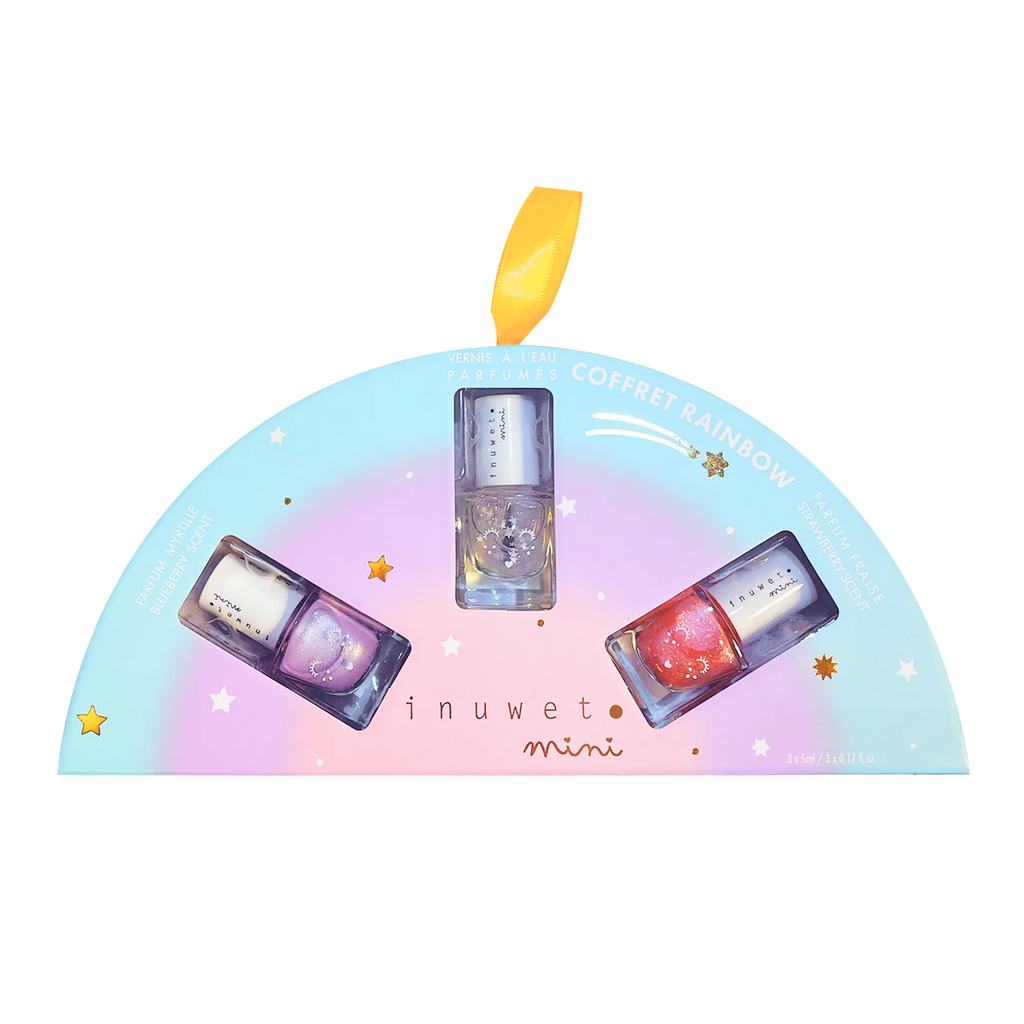 COFFRET RAINBOW - Trio vernis à l'eau parfumés